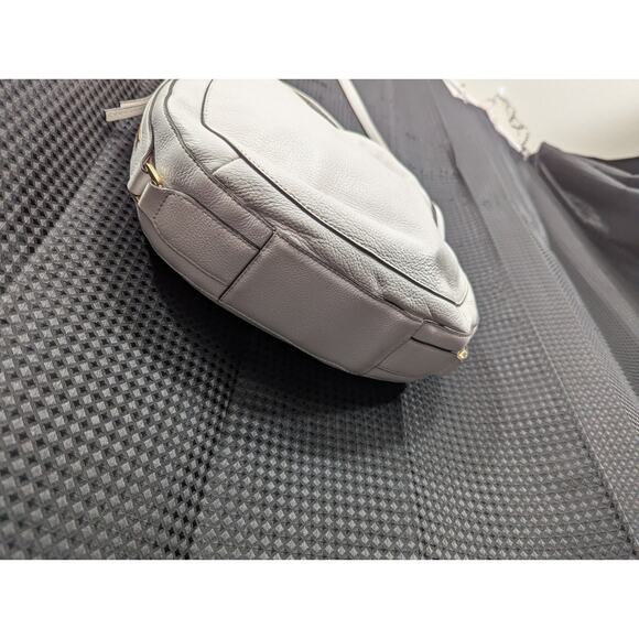 MICHAEL KORS! WHITE GENUINE PEBBLED LEATHER PURSE, HANDBAG, CROSSBODY, BAG! - Picture 8 of 11